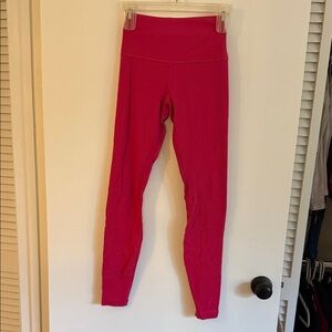 Lululemon Athletica Hot Pink Align Leggings